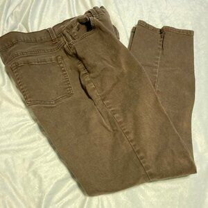 Gloria Vanderbilt brown Jeans; Size 10